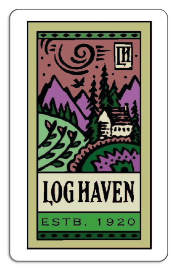 Log Haven logo over white background
